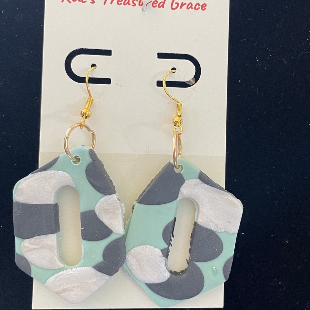 Brand new handmade polymer clay cross